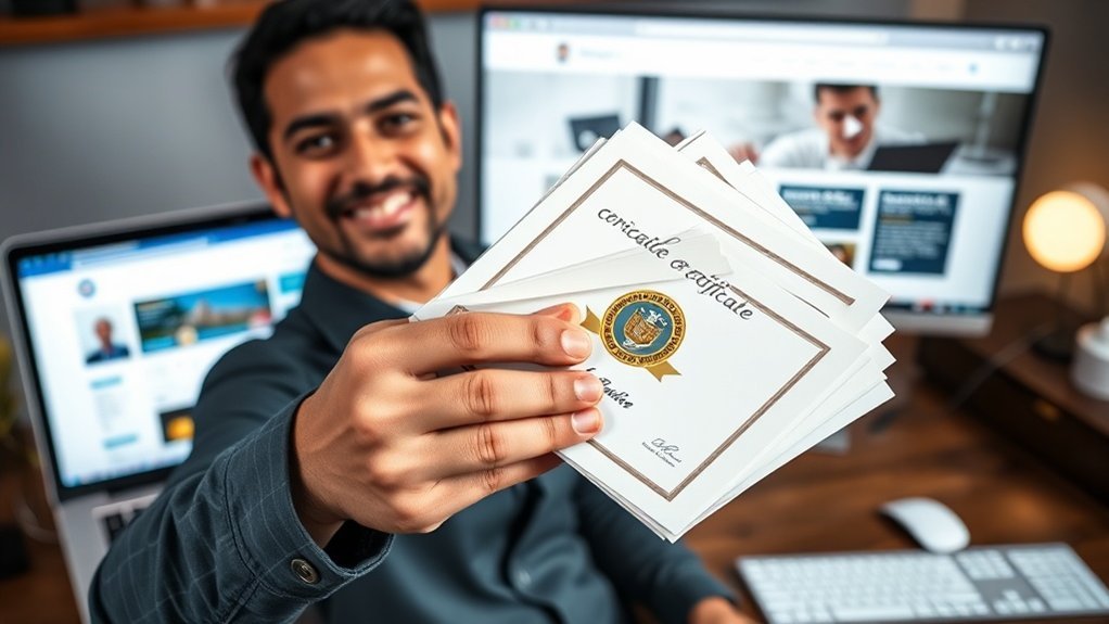 maximizando a visibilidade de credenciais online