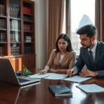 planejamento de migração com advogado