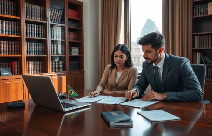 planejamento de migração com advogado