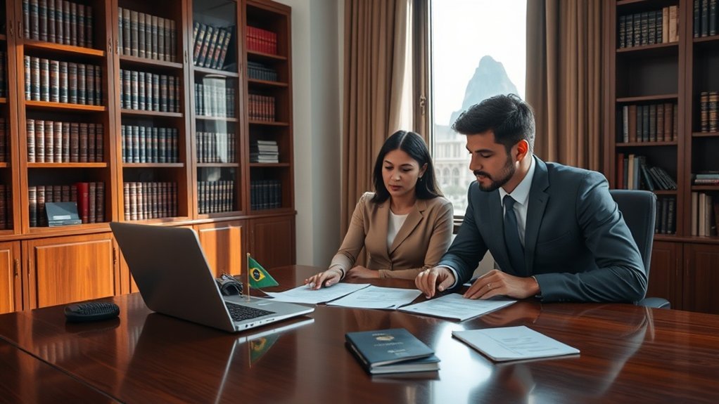 planejamento de migração com advogado