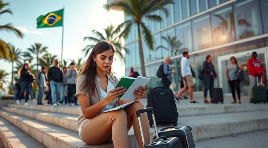 navegando pelas limitações do visto para o Brasil