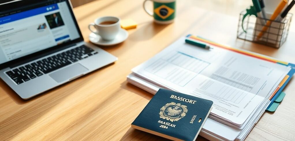 organizando documentos para os EUA