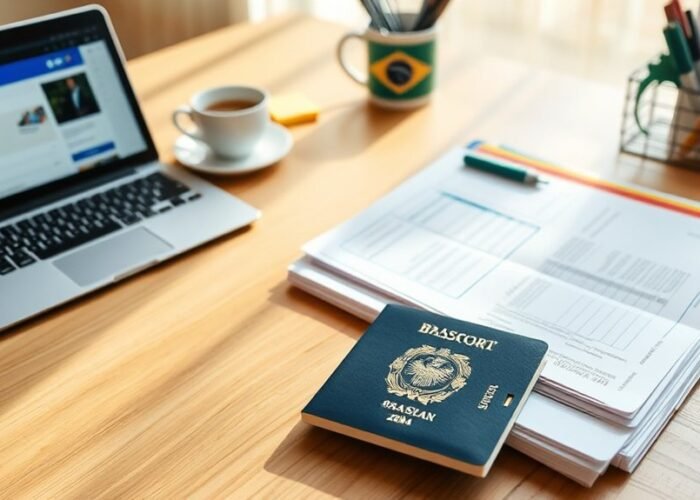 organizando documentos para os EUA