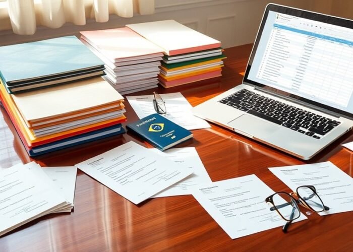 organizando evidências de mérito para imigração