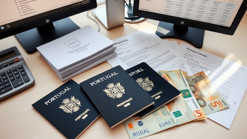 taxas de candidatura à cidadania portuguesa