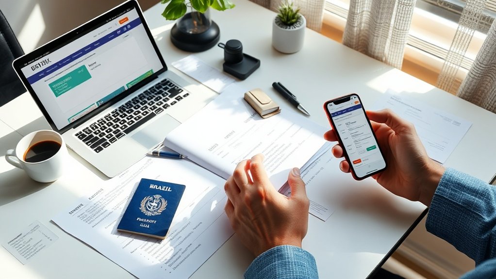 Preparar documentos agendar entrevista