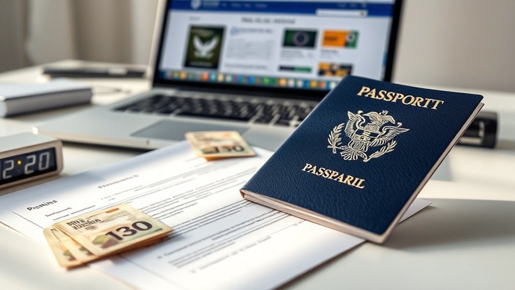 taxas de processamento e prazos