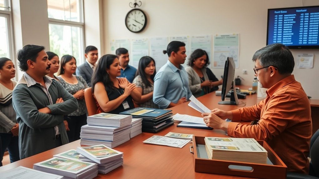 prazos de processamento e taxas