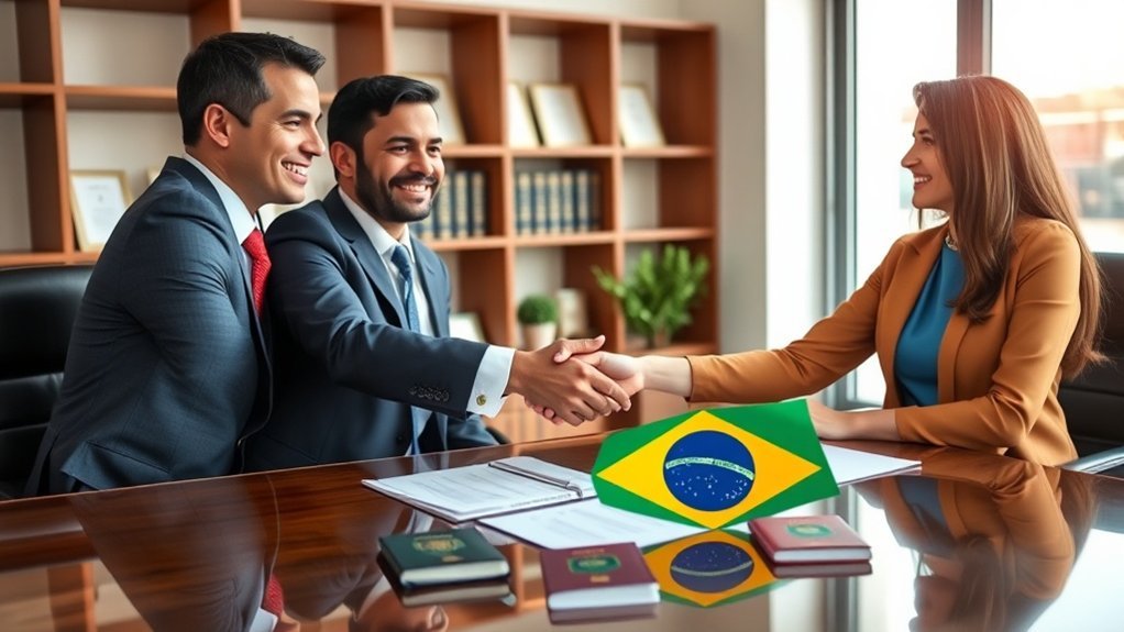 benefícios da assistência profissional em imigração