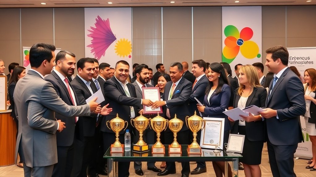 Networking profissional e competições