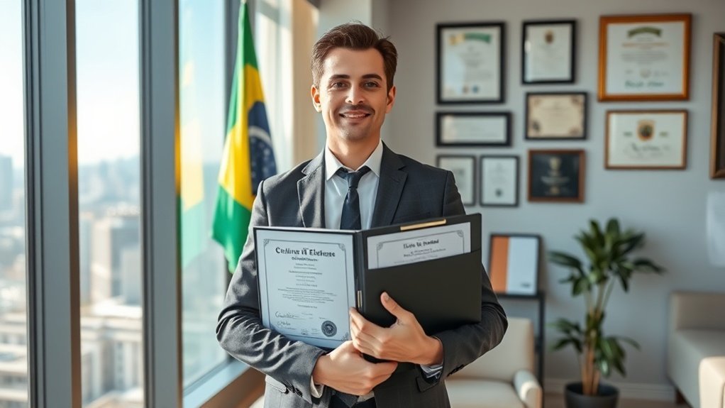 provar habilidades profissionais valiosas