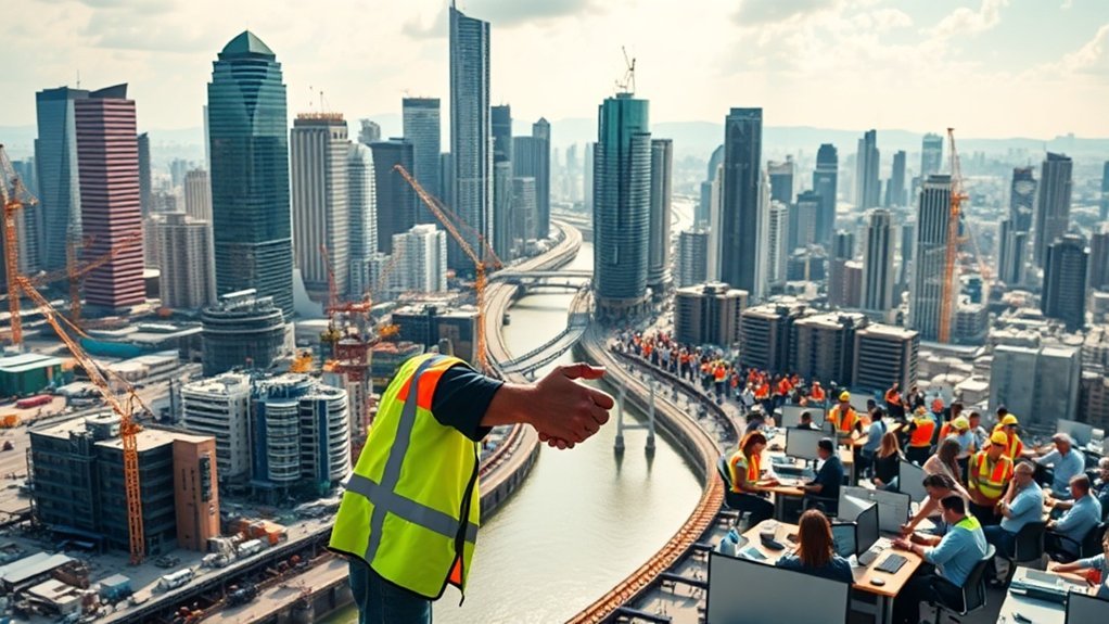 fornecendo evidências de criação de empregos