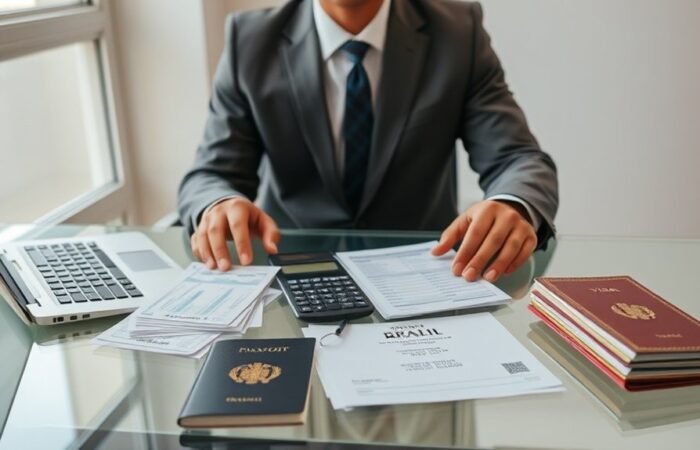 comprovando renda estável para vistos