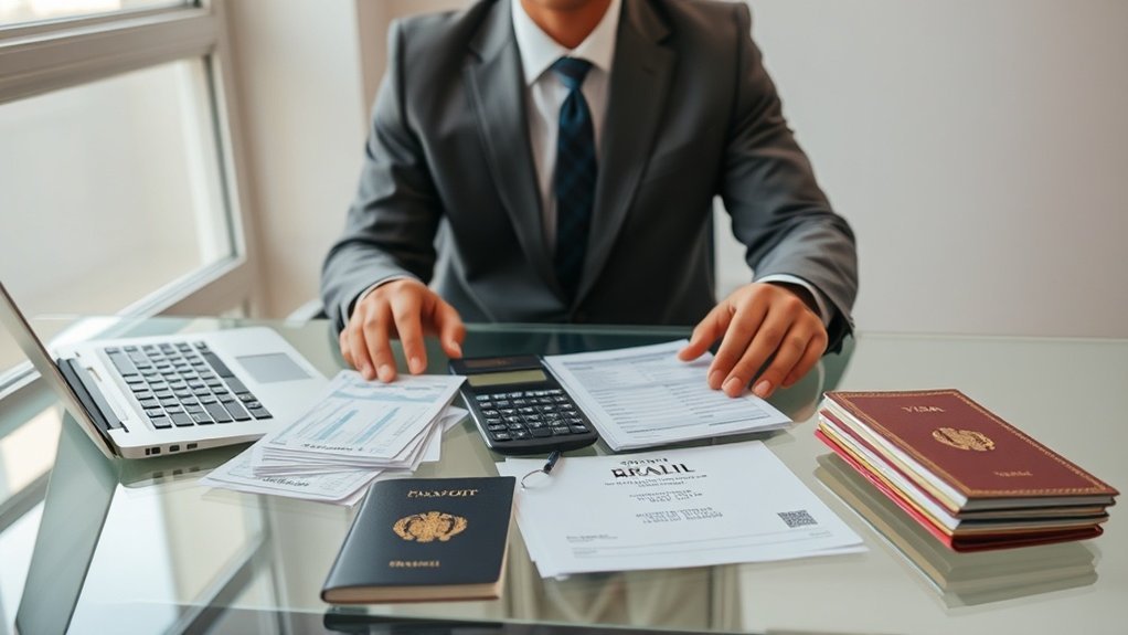 comprovando renda estável para vistos