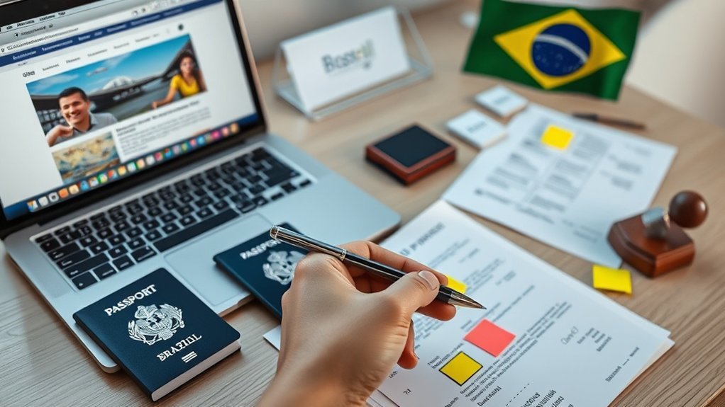 publicação de trabalhos para imigração