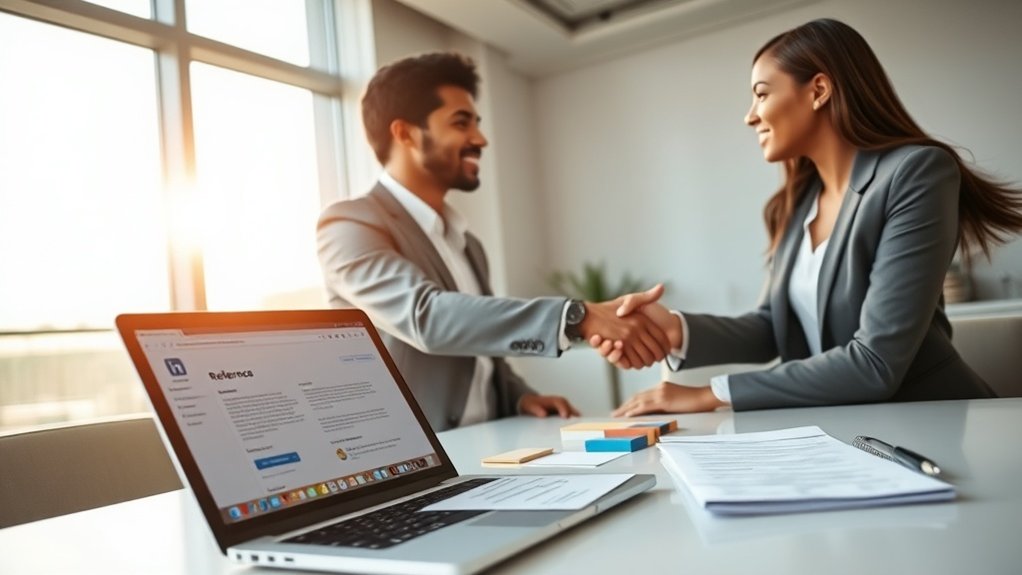 referências networking profissional fortalecem a credibilidade