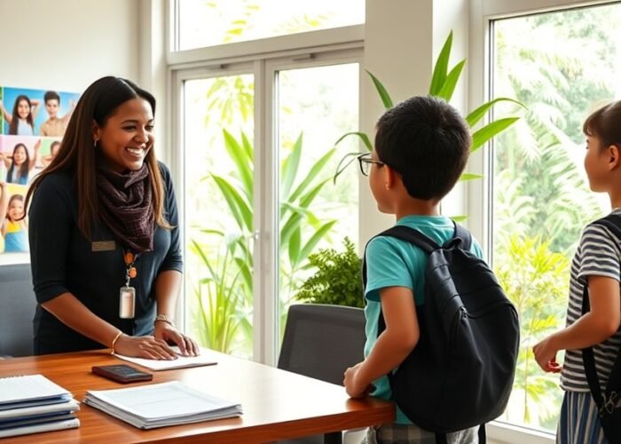 registrar visto de estudante para crianças no Brasil