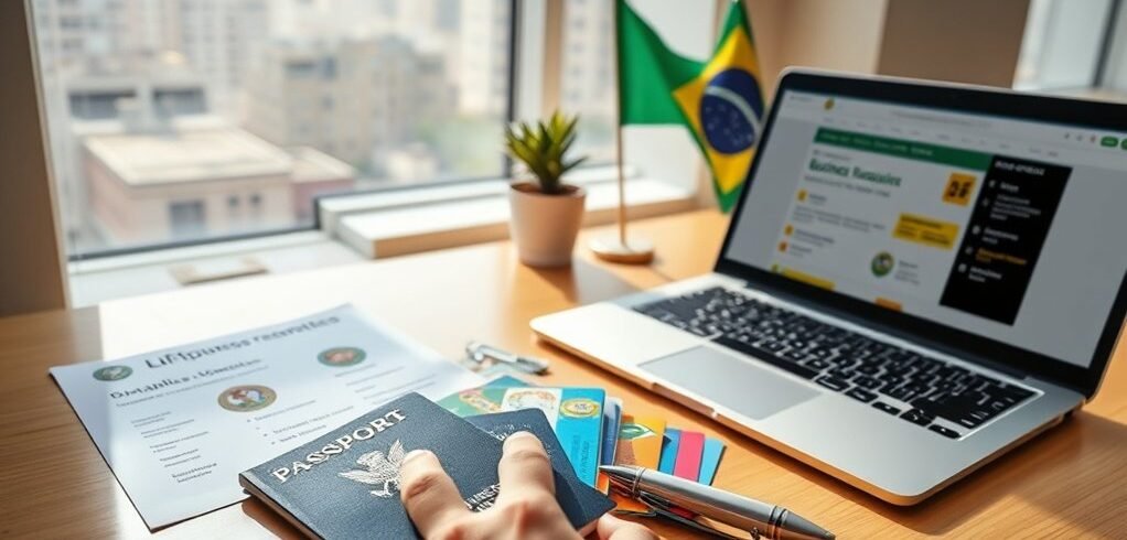 Registrando empresa para imigração