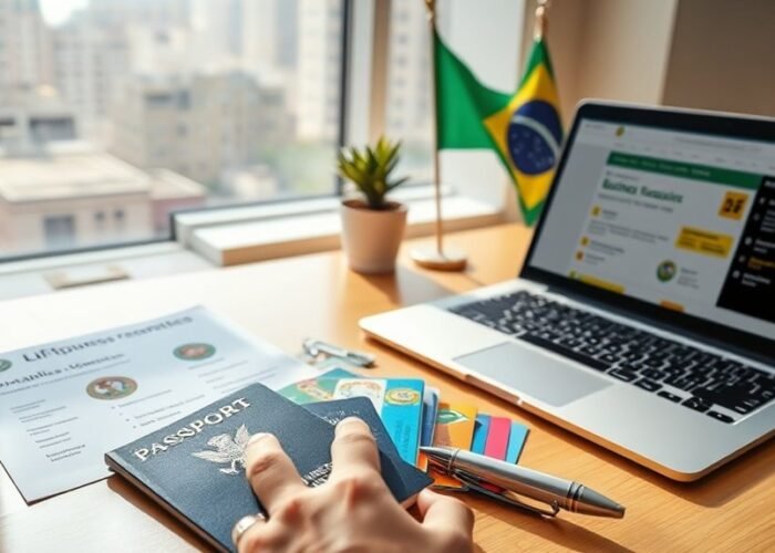 Registrando empresa para imigração