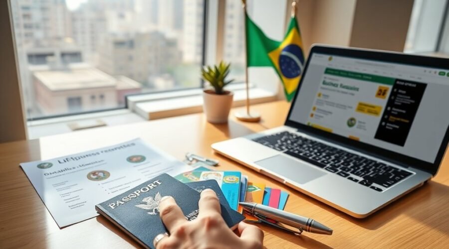 Registrando empresa para imigração