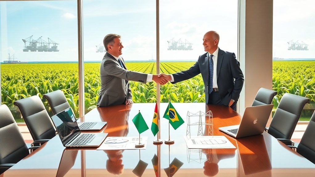 parcerias em energia renovável prosperam