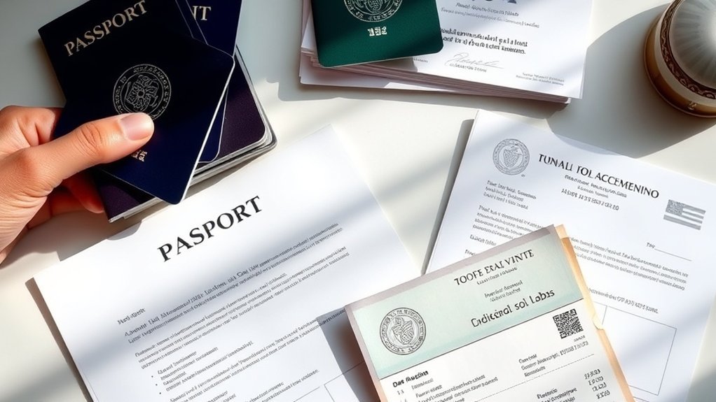 documentos necessários e comprovante financeiro