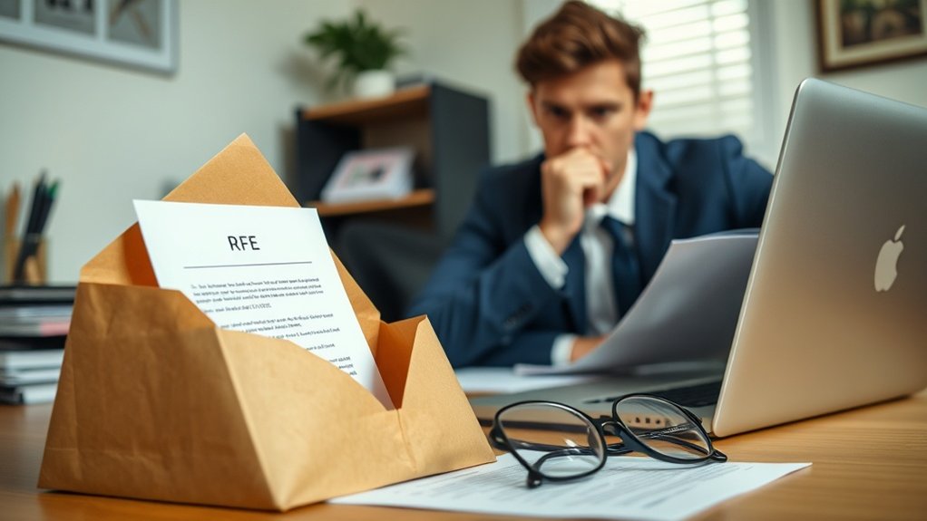 responda ao RFE prontamente