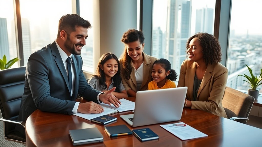 serviços jurídicos de imigração seguros