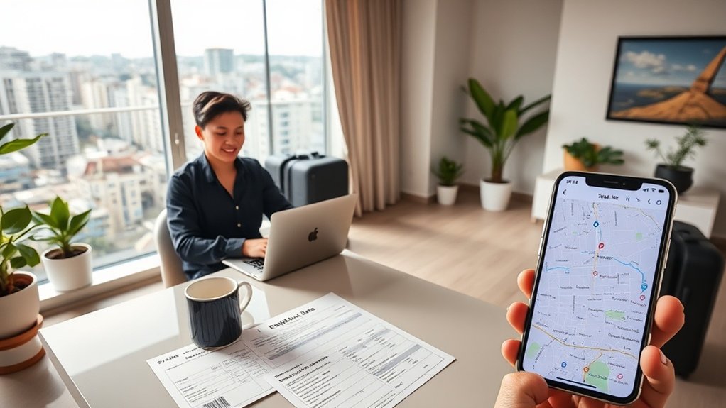 habitação segura, utilidades, imigração