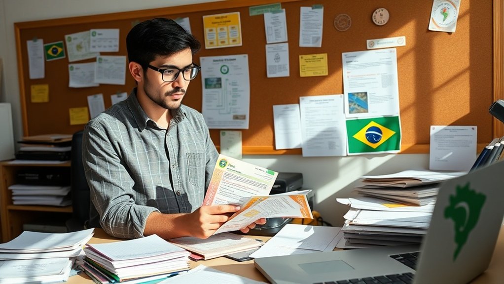 selecionar visto de pesquisador apropriado