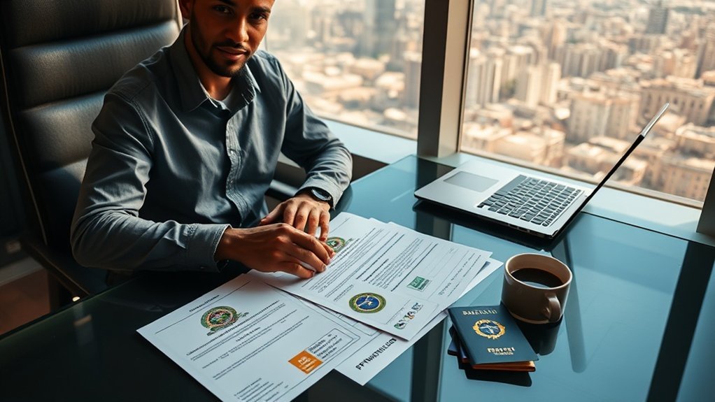 autopeticionando benefícios de imigração