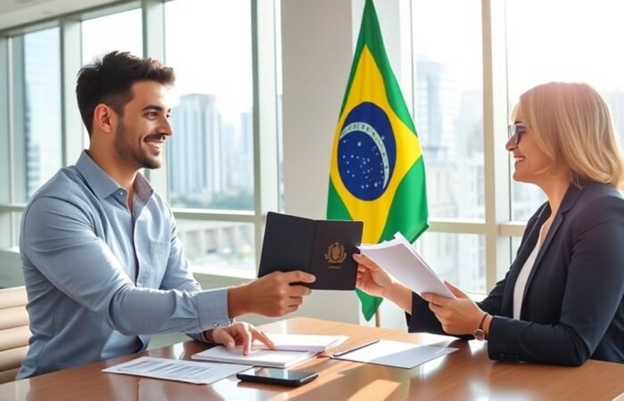 patrocinador para visto do Brasil