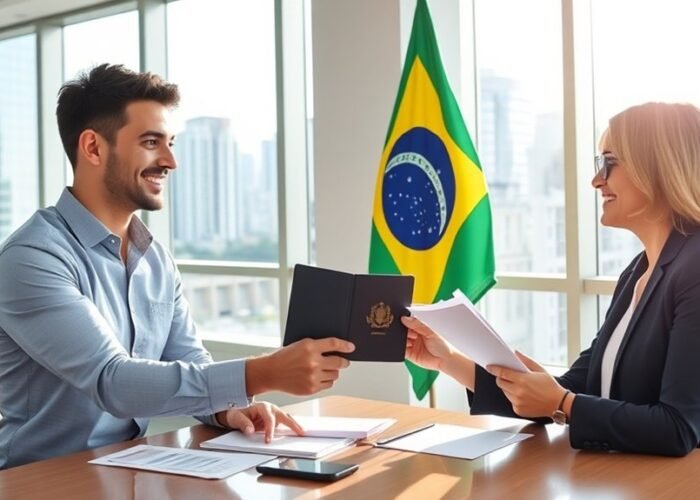 patrocinador para visto do Brasil