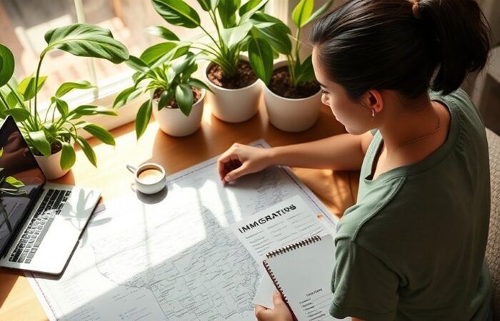 iniciar plano de imigração dos EUA