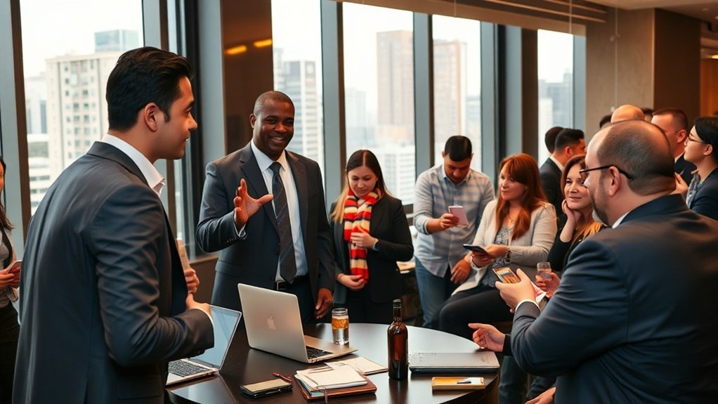 Networking estratégico para credibilidade