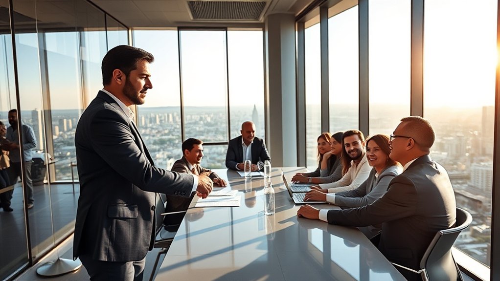 Networking estratégico com líderes do setor