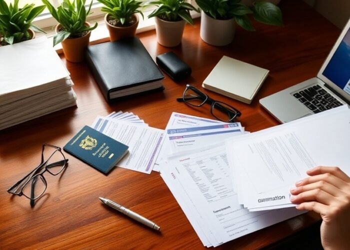 etapas de um caso forte de imigração