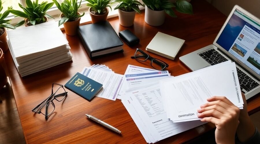 etapas de um caso forte de imigração