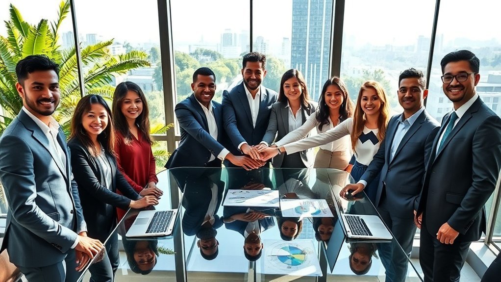 uma equipe forte impulsiona o sucesso