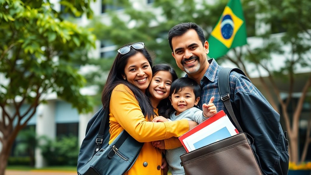 Requisitos para visto de família patrocinado por estudante