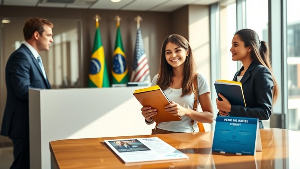 opções de visto de estudante explicadas