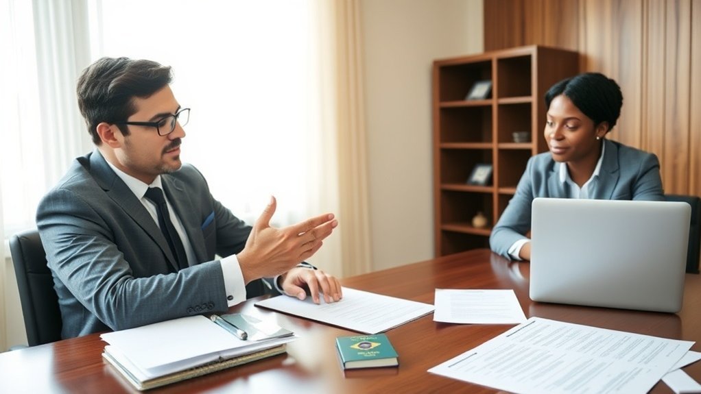 orientação para uma aplicação de imigração bem-sucedida