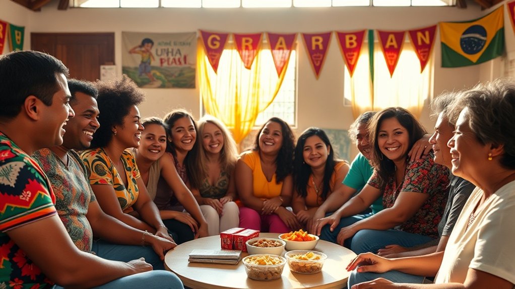 comunidade de apoio para migrantes