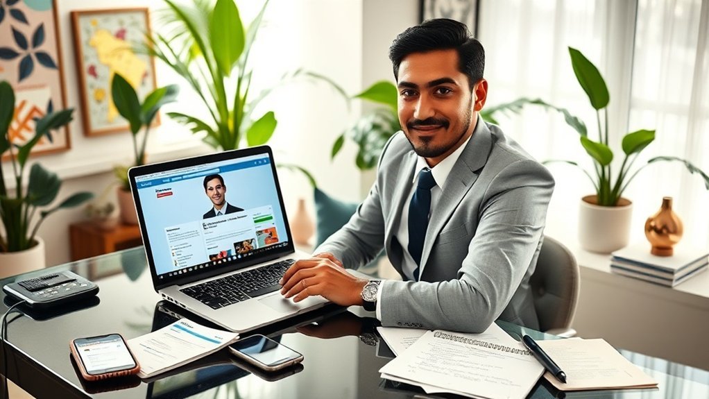 personalizar o perfil do LinkedIn localmente