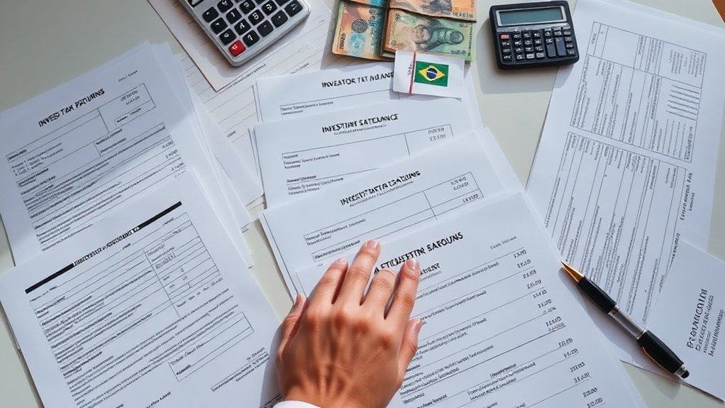declarações fiscais e financeiras