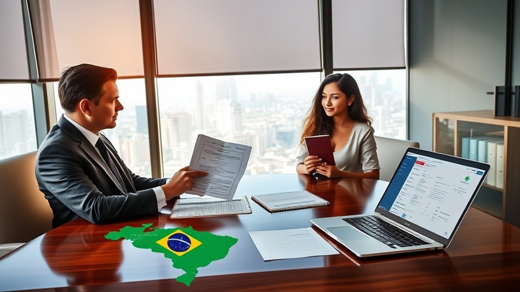 serviços jurídicos para visto temporário