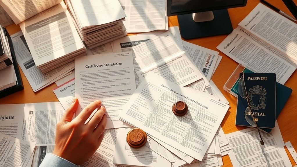 traduzir e autenticar documentos