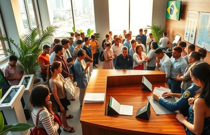 solicitação de autorização de viagem brasil