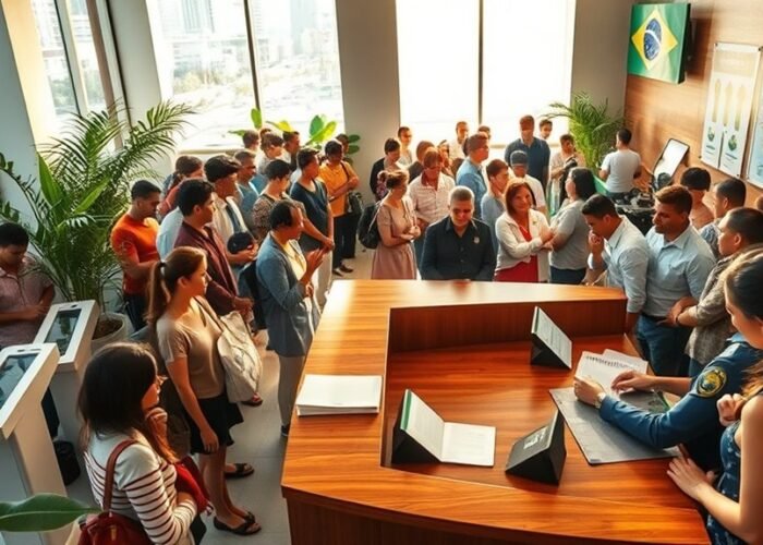solicitação de autorização de viagem brasil