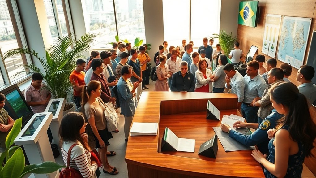 solicitação de autorização de viagem brasil